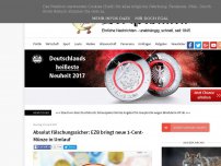 Bild zum Artikel: Absolut fälschungssicher: EZB bringt neue 1-Cent-Münze in Umlauf