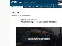 Bild zum Artikel: Straßenbahn demoliert: Massenschlägerei an Leipziger Haltestelle