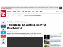 Bild zum Artikel: Toni Kroos: So wichtig ist er für Real Madrid