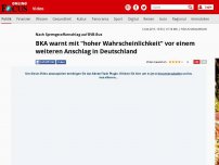 Bild zum Artikel: Nach Sprengstoffanschlag auf BVB-Bus - BKA warnt mit 'hoher Wahrscheinlichkeit' vor einem weiteren Anschlag in Deutschland