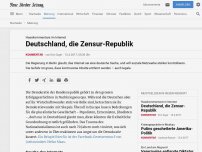 Bild zum Artikel: Hasskommentare im Internet: Deutschland, die Zensur-Republik