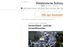 Bild zum Artikel: Deutschland - Land der Umweltheuchler