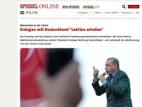 Bild zum Artikel: Referendum in der Türkei: Erdogan will Deutschland 'Lektion erteilen'