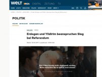 Bild zum Artikel: Türkei: Erdogan spricht von 'Sieg' bei Referendum über Präsidialsystem