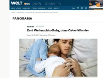 Bild zum Artikel: Argentinien: Erst Weihnachts-Baby, dann Oster-Wunder