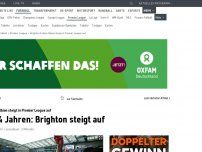 Bild zum Artikel: Nach 34 Jahren Anlauf: Brighton wieder erstklassig