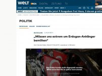 Bild zum Artikel: Claudia Roth: 'Müssen uns extrem um Erdogan-Anhänger bemühen'