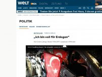 Bild zum Artikel: Türken in Berlin: 'Ich bin voll für Erdogan'