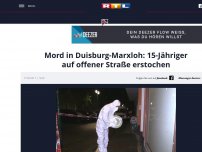 Bild zum Artikel: Mord in Duisburg-Marxloh: 14-Jähriger auf offener Straße erstochen