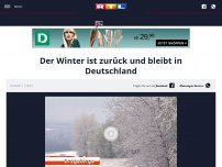 Bild zum Artikel: Der Winter ist zurück und bleibt in Deutschland