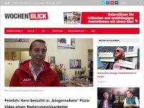 Bild zum Artikel: Peinlich: Kern besucht in „bürgernahem“ Pizza-Video einen SPÖ-Mann und Regierungsmitarbeiter