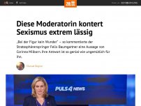 Bild zum Artikel: Diese Moderatorin kontert Sexismus extrem lässig