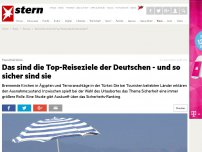 Bild zum Artikel: Pauschalreisen: Das sind die Top-Reiseziele der Deutschen - und so sicher sind sie