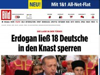 Bild zum Artikel: Die Lage in der Türkei - Erdogan ließ 18 Deutsche in den Knast sperren