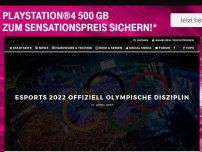 Bild zum Artikel: eSports 2022 offiziell olympische Disziplin