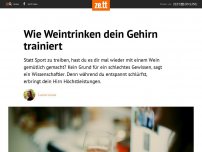 Bild zum Artikel: Wie Weintrinken dein Gehirn trainiert