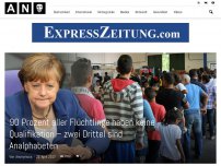 Bild zum Artikel: 90 Prozent aller Flüchtlinge haben keine Qualifikation – zwei Drittel sind Analphabeten