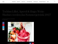 Bild zum Artikel: Tschüss Aperol Spritz und Hugo! Das wird das Sommergetränk 2017