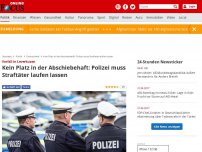 Bild zum Artikel: Vorfall in Leverkusen - Kein Platz in der Abschiebehaft: Polizei muss Straftäter laufen lassen