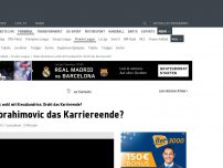 Bild zum Artikel: Ibrahimovic fällt offenbar bis 2018 aus