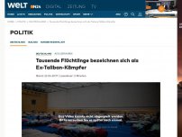 Bild zum Artikel: Asylverfahren: Tausende Flüchtlinge bezeichnen sich als Ex-Taliban-Kämpfer