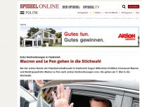 Bild zum Artikel: Erste Hochrechnungen: Frankreich - Macron und Le Pen gehen in die Stichwahl