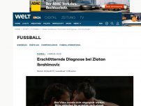 Bild zum Artikel: Karriere-Ende?: Erschütternde Diagnose bei Zlatan Ibrahimovic