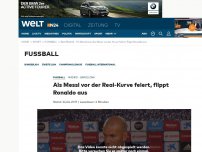 Bild zum Artikel: Madrid - Barcelona: Als Messi vor der Real-Kurve feiert, flippt Ronaldo aus