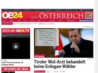 Bild zum Artikel: Tiroler Wut-Arzt behandelt keine Erdogan-Wähler