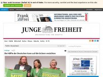 Bild zum Artikel: Die Hälfte der Deutschen können auf die Grünen verzichten