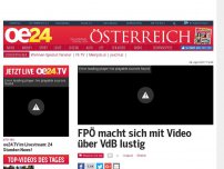 Bild zum Artikel: FPÖ macht sich mit Video über VdB lustig