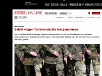 Bild zum Artikel: Bundeswehr: Soldat wegen Terrorverdacht festgenommen