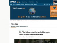 Bild zum Artikel: Bundeswehr: Als Flüchtling registrierter Soldat unter Terrorverdacht festgenommen