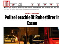 Bild zum Artikel: Er hatte ein Messer - Polizei erschießt Ruhestörer in Essen