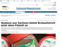Bild zum Artikel: Nudossi aus Sachsen bietet Brotaufstrich jetzt ohne Palmöl an