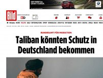 Bild zum Artikel: Bundesamt für Migration - Taliban könnten Schutz in Deutschland bekommen
