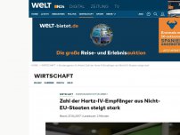 Bild zum Artikel: Bundesagentur für Arbeit: Zahl der Hartz-IV-Empfänger aus Nicht-EU-Staaten steigt stark