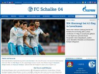 Bild zum Artikel: S04 überzeugt bei 4:1-Sieg in Leverkusen