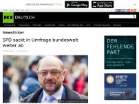 Bild zum Artikel: SPD sackt in Umfrage bundesweit weiter ab