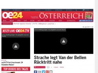 Bild zum Artikel: Strache legt Van der Bellen Rücktritt nahe