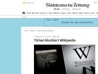 Bild zum Artikel: Türkei blockiert Wikipedia