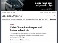 Bild zum Artikel: Volleyball: Es ist Champions League und keiner schaut hin