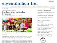 Bild zum Artikel: Niedergang der Grünen: Das Ende einer politischen Bewegung