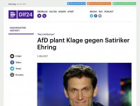 Bild zum Artikel: Deutschlandfunk | Nachrichten vertieft | AfD plant Klage gegen Satiriker Ehring