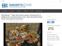 Bild zum Artikel: Flüchtling™ filmt die Küche seiner Unterkunft in Heilbronn und beschwert sich, dass die Deutschen nicht zum putzen kommen..