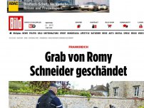 Bild zum Artikel: Frankreich - Grab von Romy Schneider geöffnet