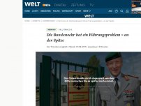 Bild zum Artikel: Fall Franco A.: Die Bundeswehr hat ein Führungsproblem – an der Spitze