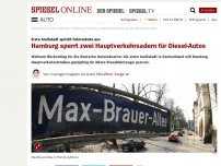 Bild zum Artikel: Erste Großstadt spricht Fahrverbote aus: Hamburg sperrt zwei Hauptverkehrsadern für Diesel-Autos