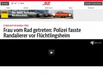 Bild zum Artikel: Frau vom Rad getreten: Polizei fasste Randalierer vor Flüchtlingsheim