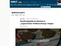 Bild zum Artikel: Kommission für Finanzbedarf: Rundfunkgebühren könnten in 'ungewohnter Größenordnung' steigen